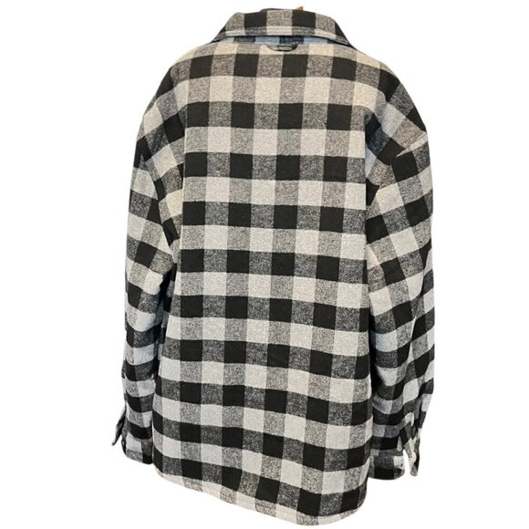 Jachs New York Blk & Grey Wool Shacket XXL - Picture 3 of 16